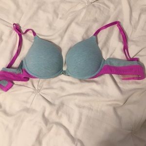 Blue and Purple VS PINK Push-up Bra